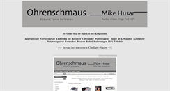 Desktop Screenshot of hifi-ohrenschmaus.de